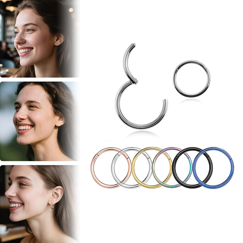 Body Jewelry Surgical Steel - Cincin Telinga, Bibir, Tragus, dan Septum