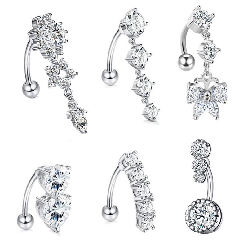 Body Jewelry Surgical Steel - Cincin Pusar Model Dangle, Cincin Pusar