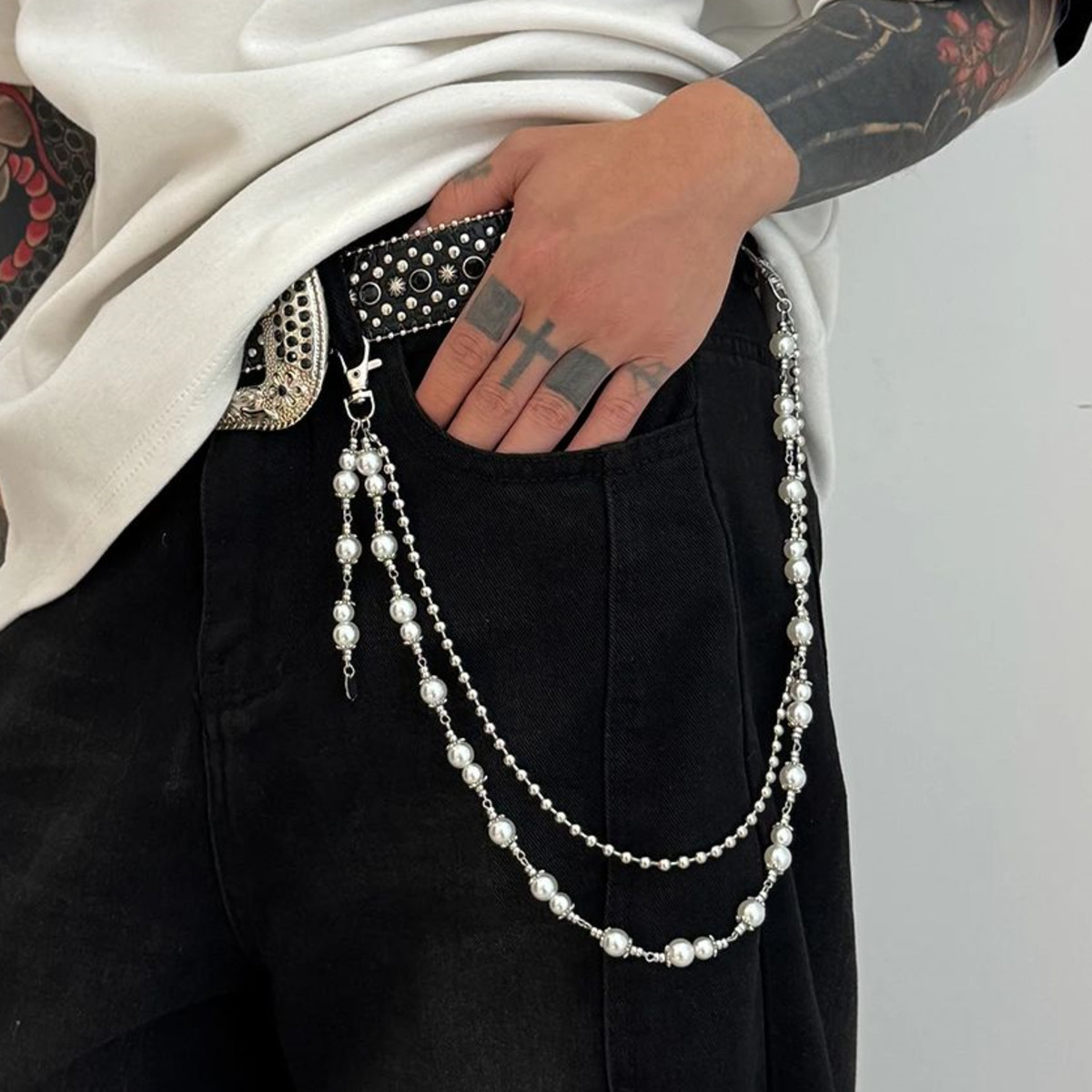Body Jewelry Unique - Ingemark 2025 Rantai Pinggang Campuran Mutiara