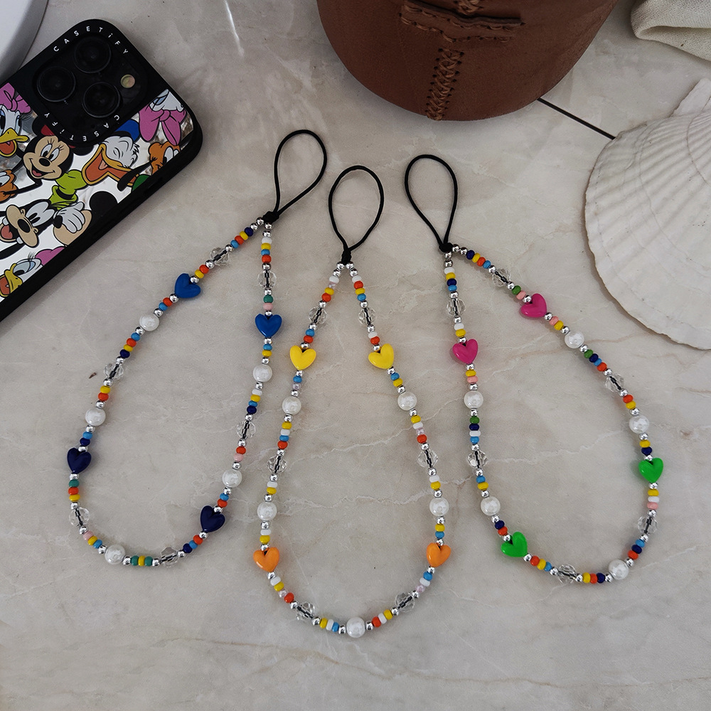 Body Jewelry Y2K - KKBEAD jimat telepon hati Y2K aksesoris