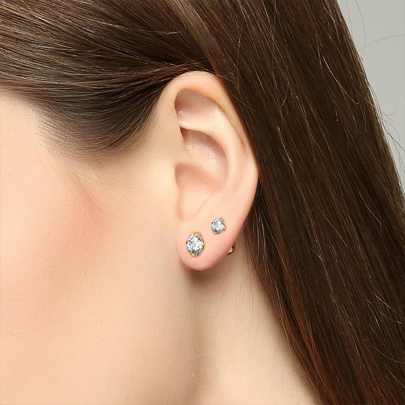 Anting-anting stud titanium 16 - Body Jewelry Labret ulasan dan harga