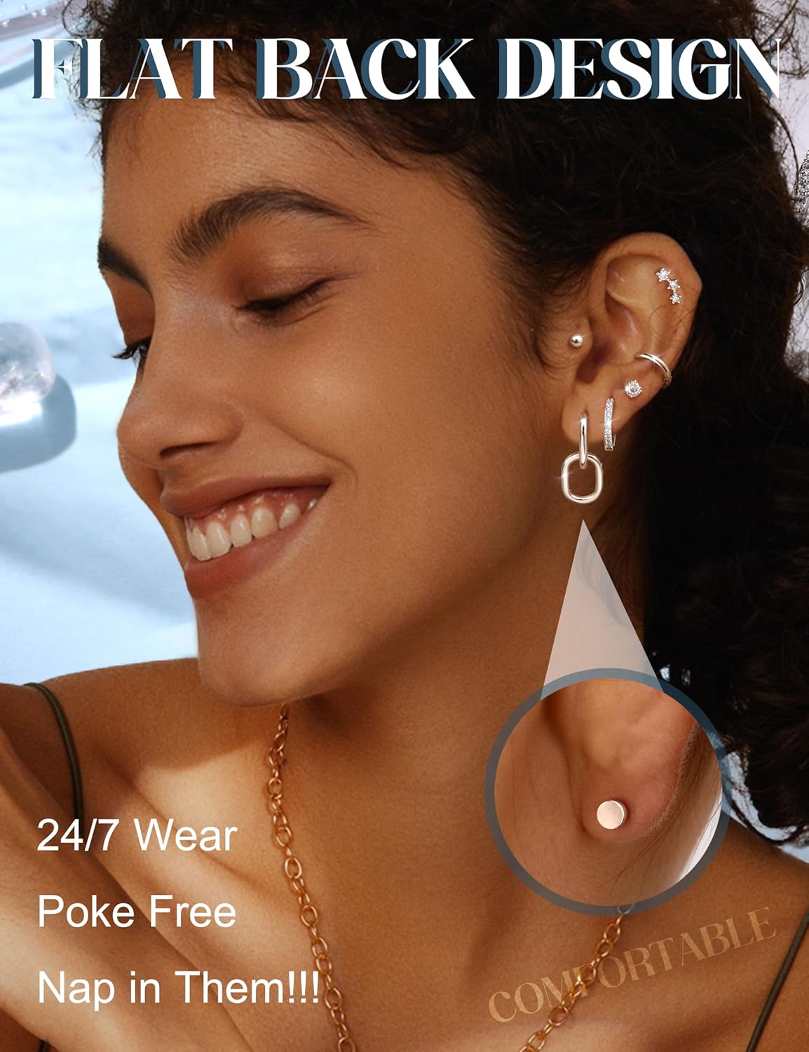Drperfect 2Pcs/1Pasang Anting  - Body Jewelry Surgical Steel ulasan dan harga