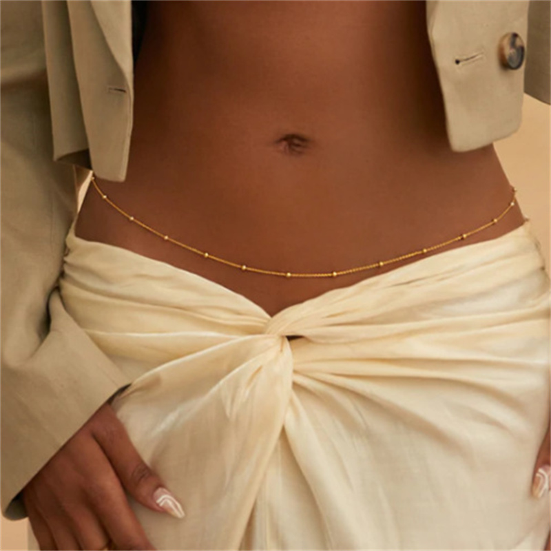 Rantai perut manik-manik seder - Body Jewelry Women ulasan dan harga