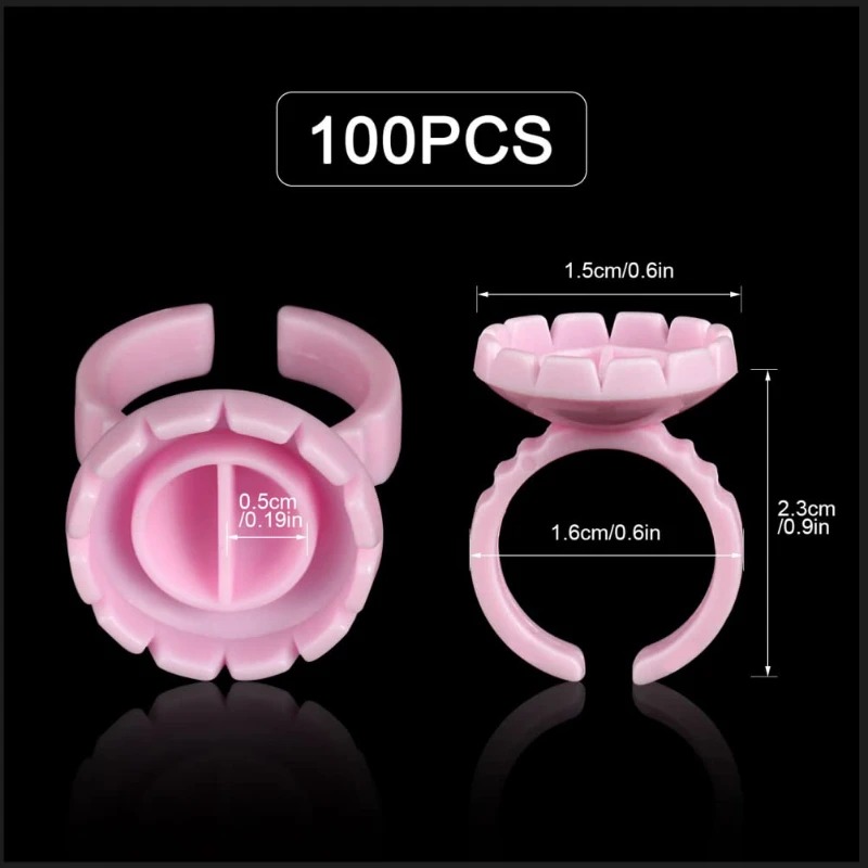 100 Buah Wadah Tempat Pigmen T - Body Jewelry Tattoo ulasan dan harga