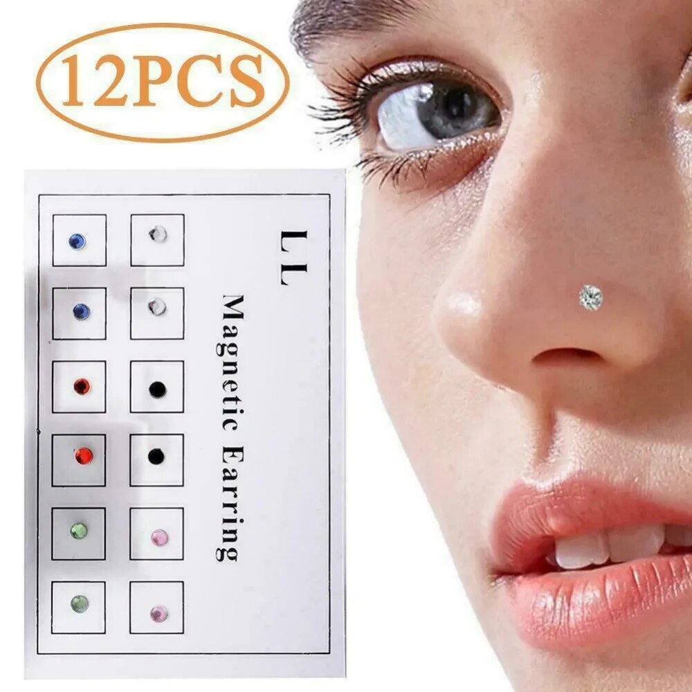 12 buah/kartu palsu penipu Mag - Body Jewelry Labret ulasan dan harga