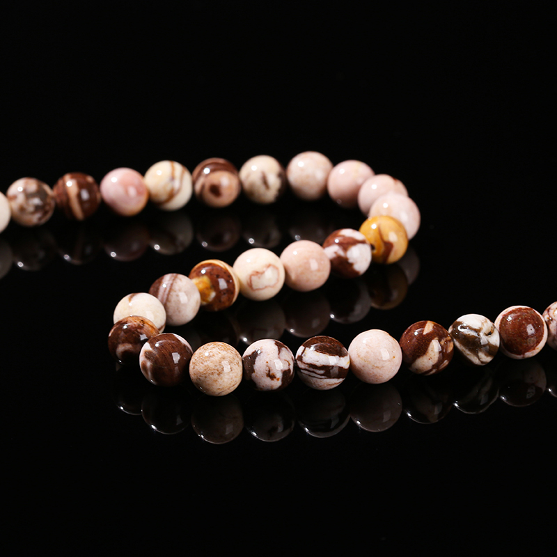 1 Untai Batu Jasper Zebra Alam - Body Jewelry Australia ulasan dan harga