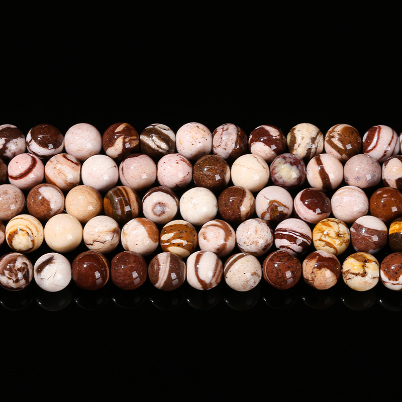 1 Untai Batu Jasper Zebra Alam - Body Jewelry Australia ulasan dan harga