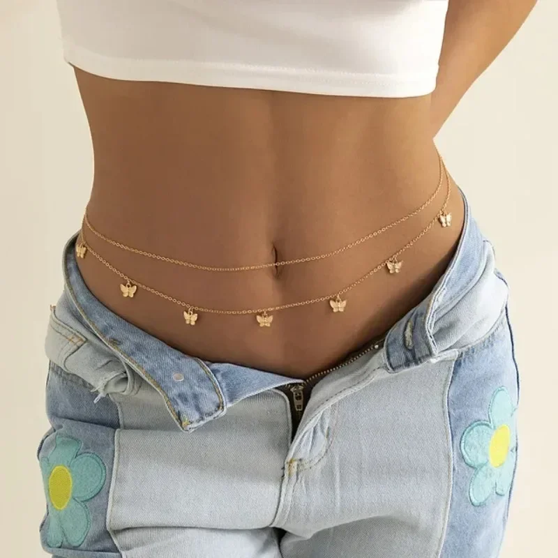 Baru Charm seksi dua lapisan r - Body Jewelry Women ulasan dan harga