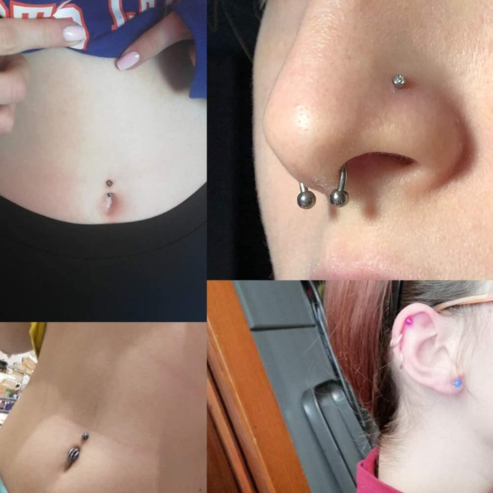 150/140/85/70/42Pcs Peralatan  - Body Jewelry Tattoo ulasan dan harga
