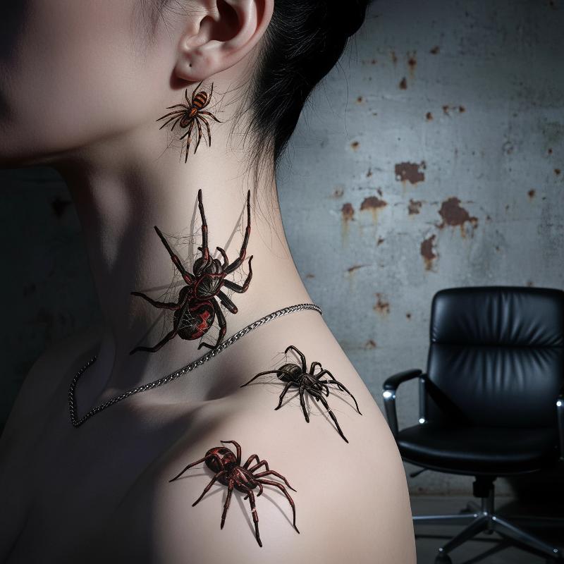 5 buah stiker tato temporer ta - Body Jewelry Tattoo ulasan dan harga