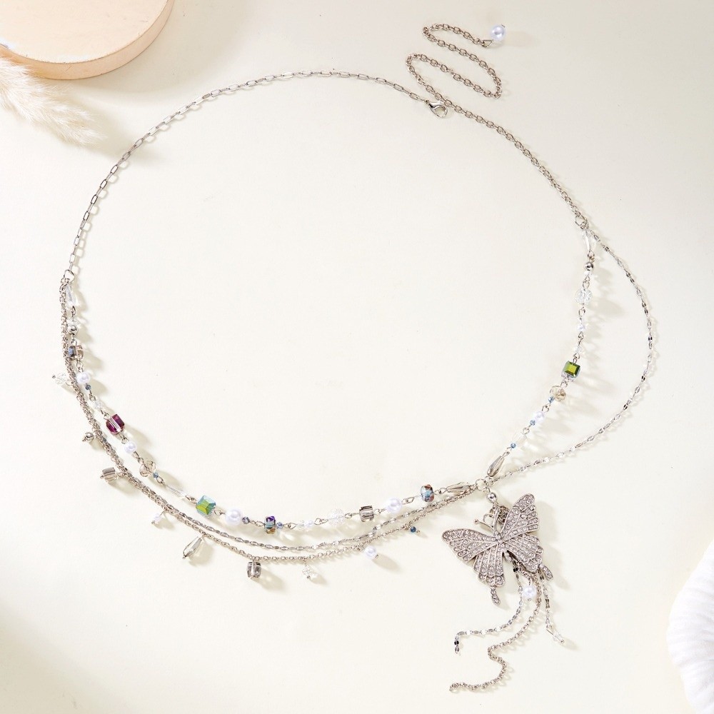 Rantai Pinggang Kupu-kupu Y2K  - Body Jewelry Y2K ulasan dan harga