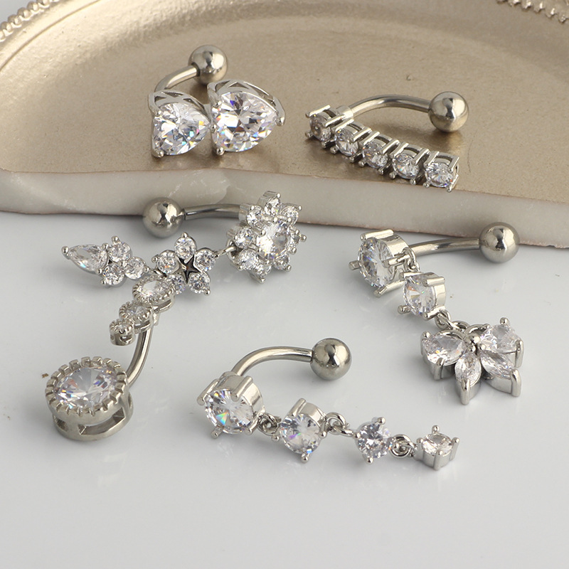 Cincin Pusar Model Dangle, Cin - Body Jewelry Surgical Steel ulasan dan harga