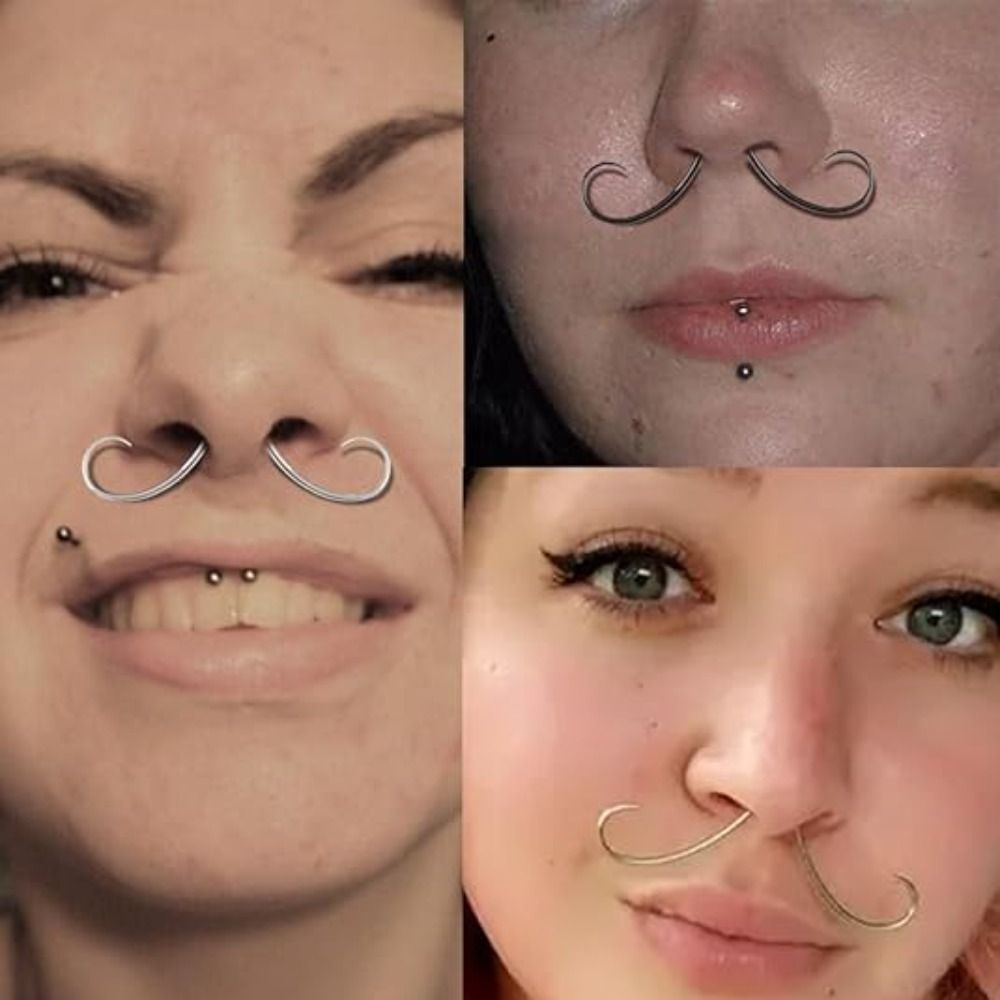 Perhiasan tindik cincin Septum - Body Jewelry Surgical Steel ulasan dan harga