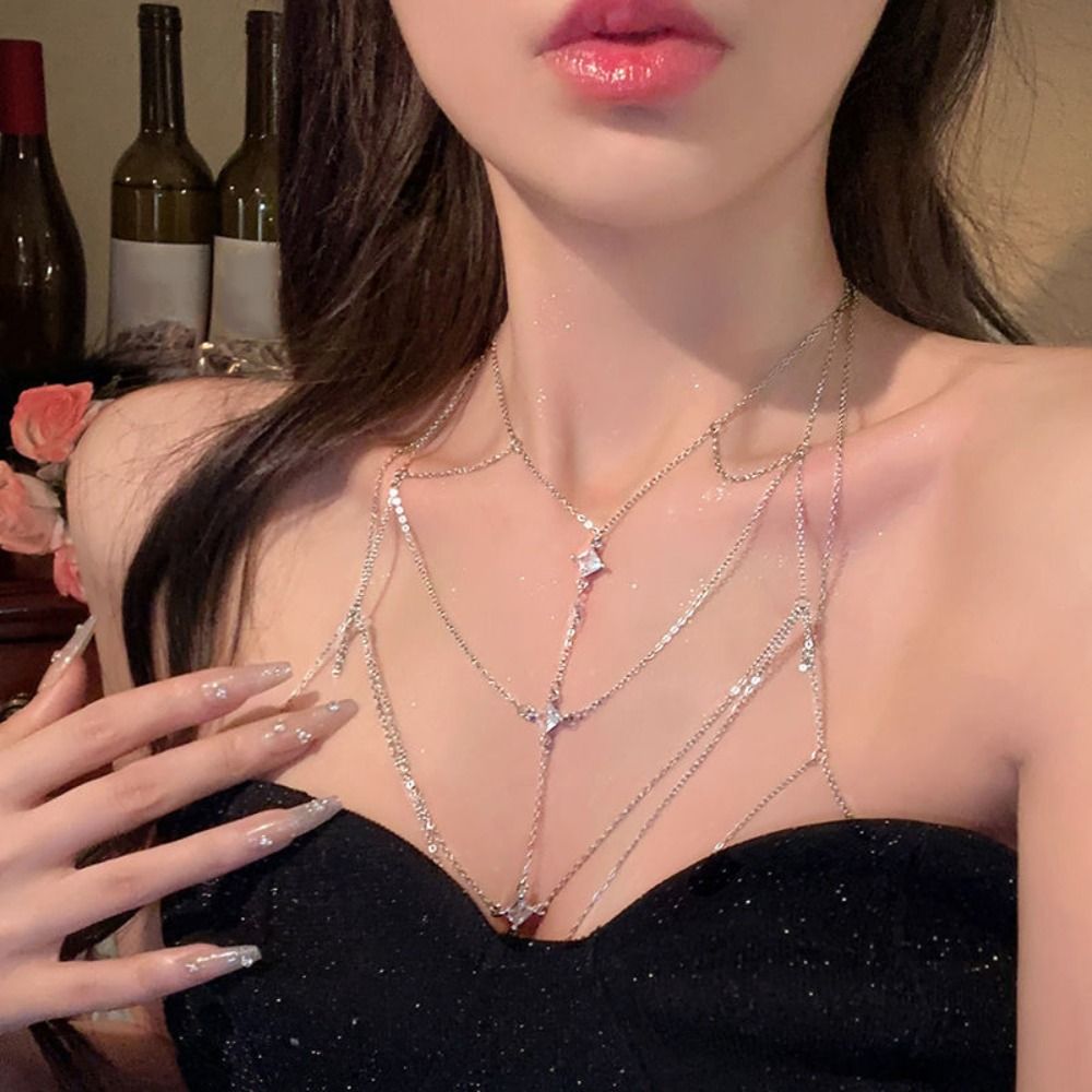 Perhiasan Tubuh Rantai Dada Be - Body Jewelry Unique ulasan dan harga