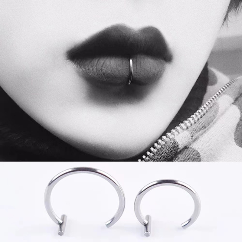 Anting-anting setengah lingkar - Body Jewelry Surgical Steel ulasan dan harga