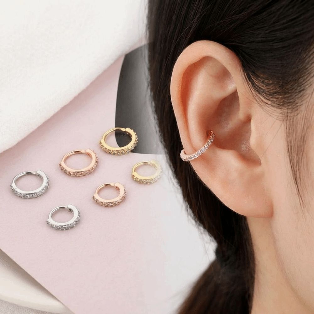 Cincin Hidung Zirkon Kubik Bul - Body Jewelry Europe ulasan dan harga