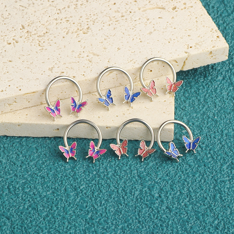 Cincin Septum 16G, Perhiasan T - Body Jewelry Surgical Steel ulasan dan harga