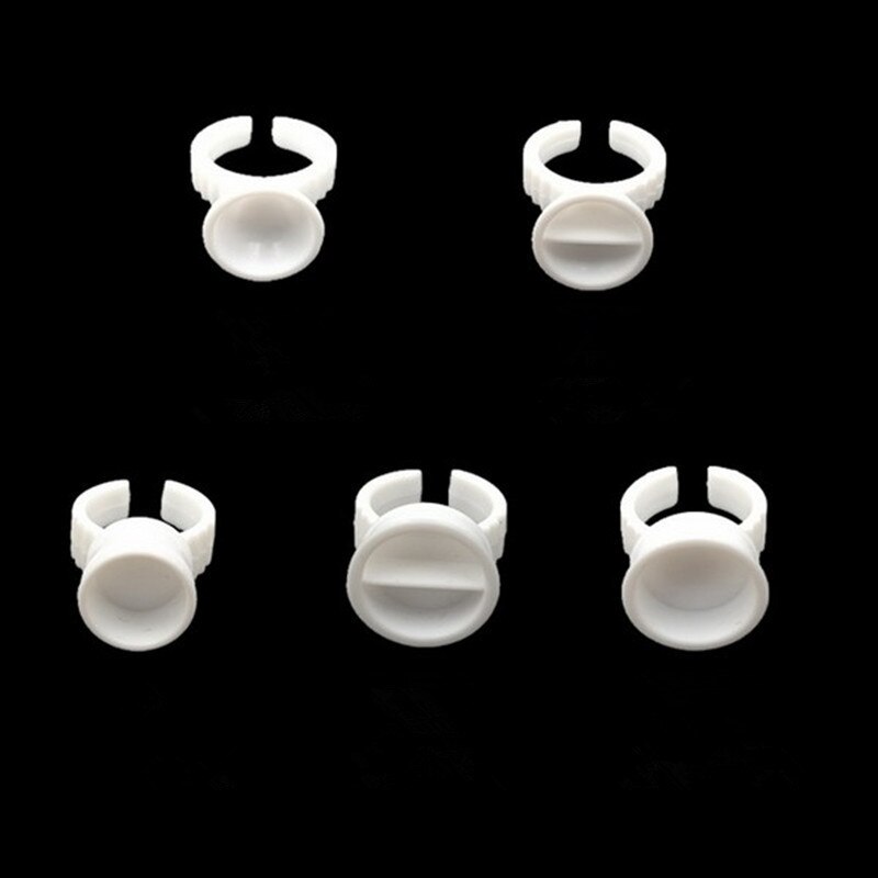 100 buah wadah lem putih sekal - Body Jewelry Tattoo ulasan dan harga