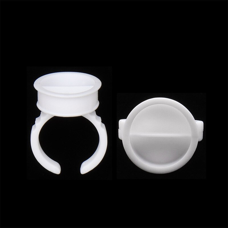100 buah wadah lem putih sekal - Body Jewelry Tattoo ulasan dan harga