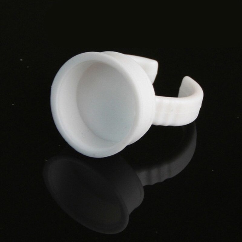 100 buah wadah lem putih sekal - Body Jewelry Tattoo ulasan dan harga