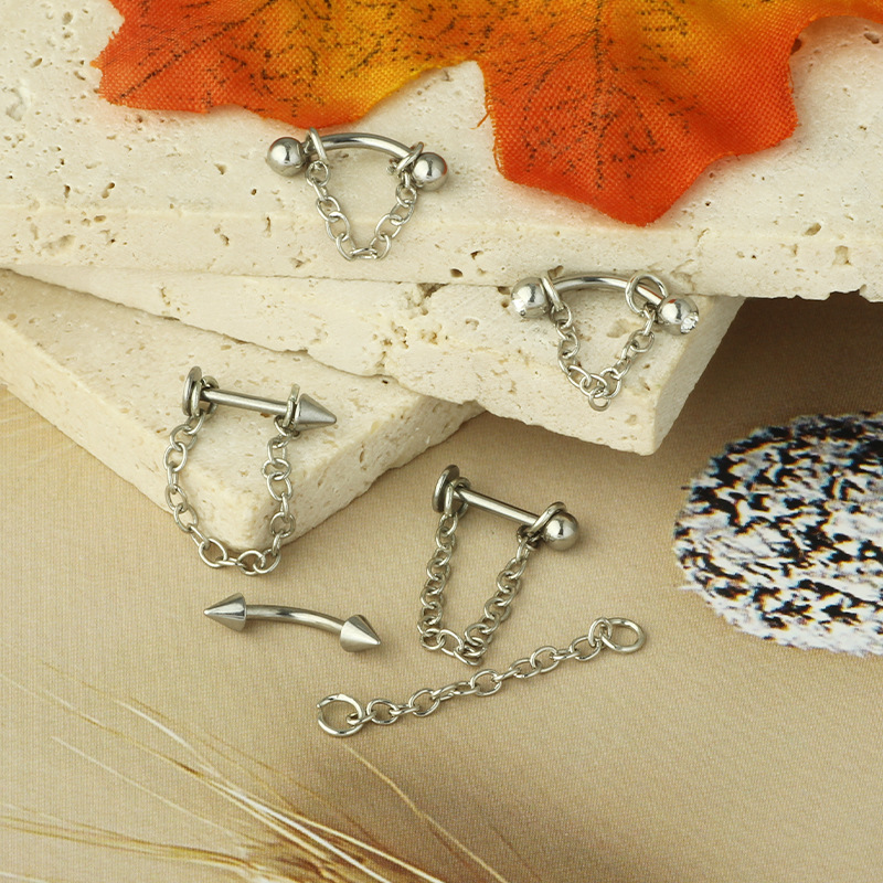 Cincin Puting 16G dari Baja Be - Body Jewelry Surgical Steel ulasan dan harga
