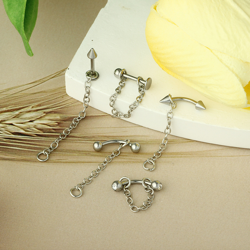Cincin Puting 16G dari Baja Be - Body Jewelry Surgical Steel ulasan dan harga