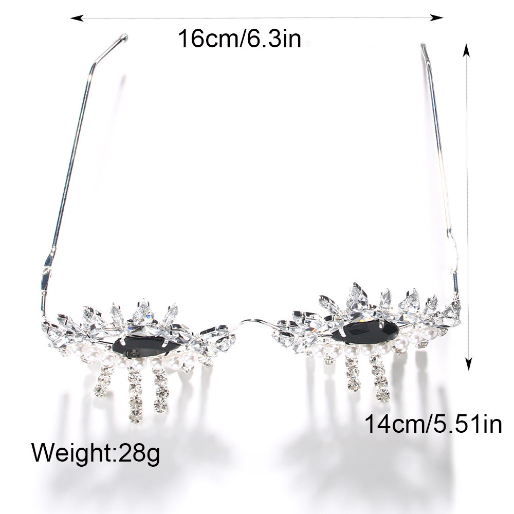 Stonefans bingkai kacamata rum - Body Jewelry Y2K ulasan dan harga