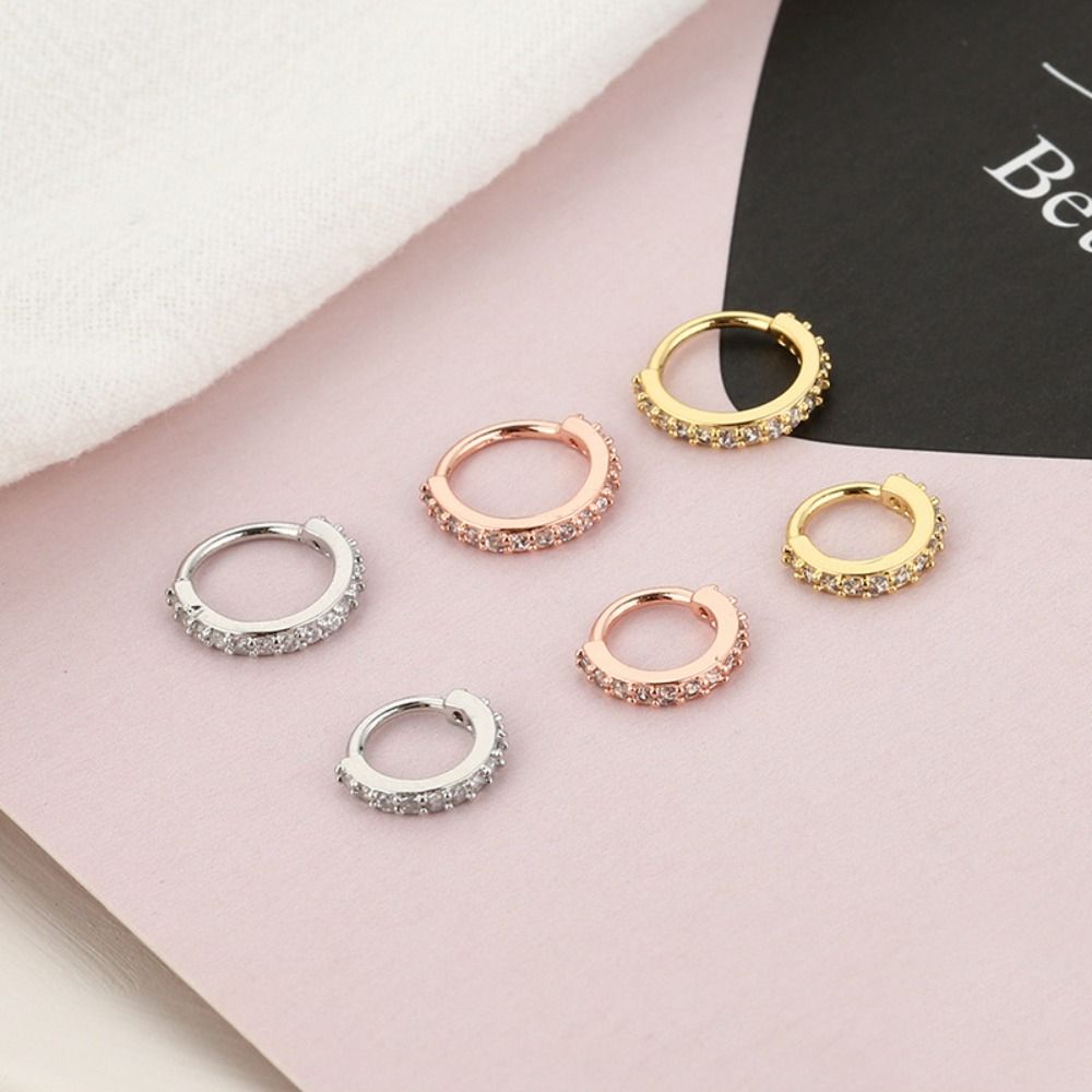 Cincin Hidung Zirkon Kubik Bul - Body Jewelry Europe ulasan dan harga