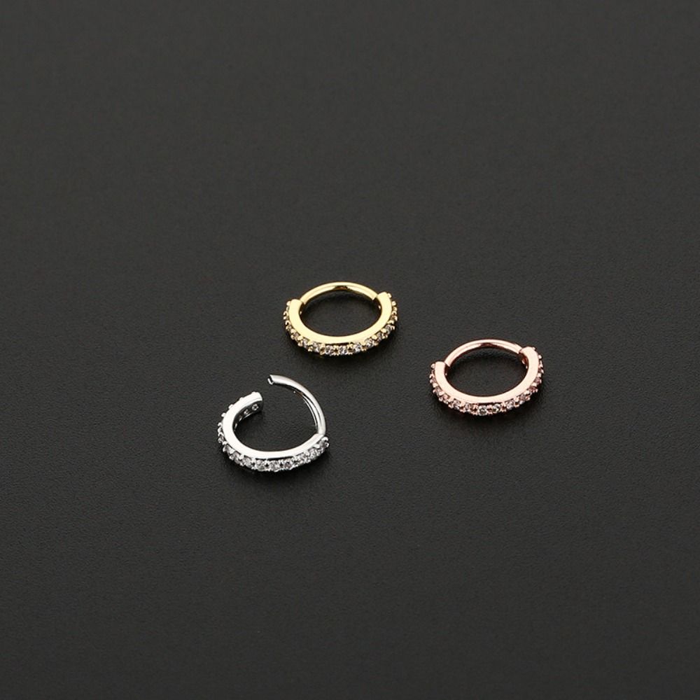 Cincin Hidung Zirkon Kubik Bul - Body Jewelry Europe ulasan dan harga