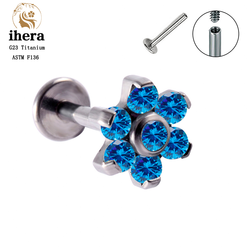 Anting-anting tusuk titanium G - Body Jewelry Labret ulasan dan harga