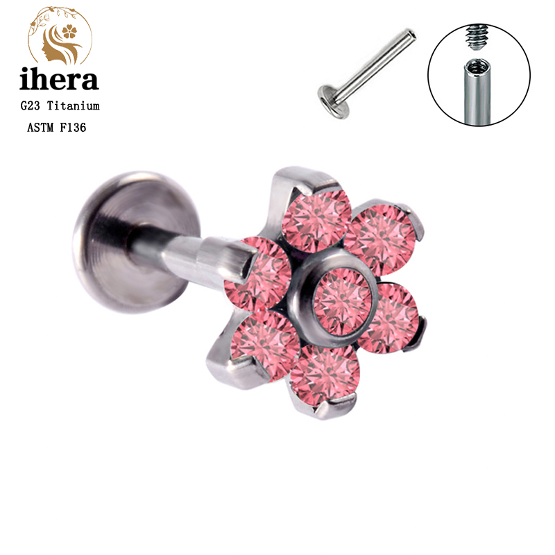 Anting-anting tusuk titanium G - Body Jewelry Labret ulasan dan harga