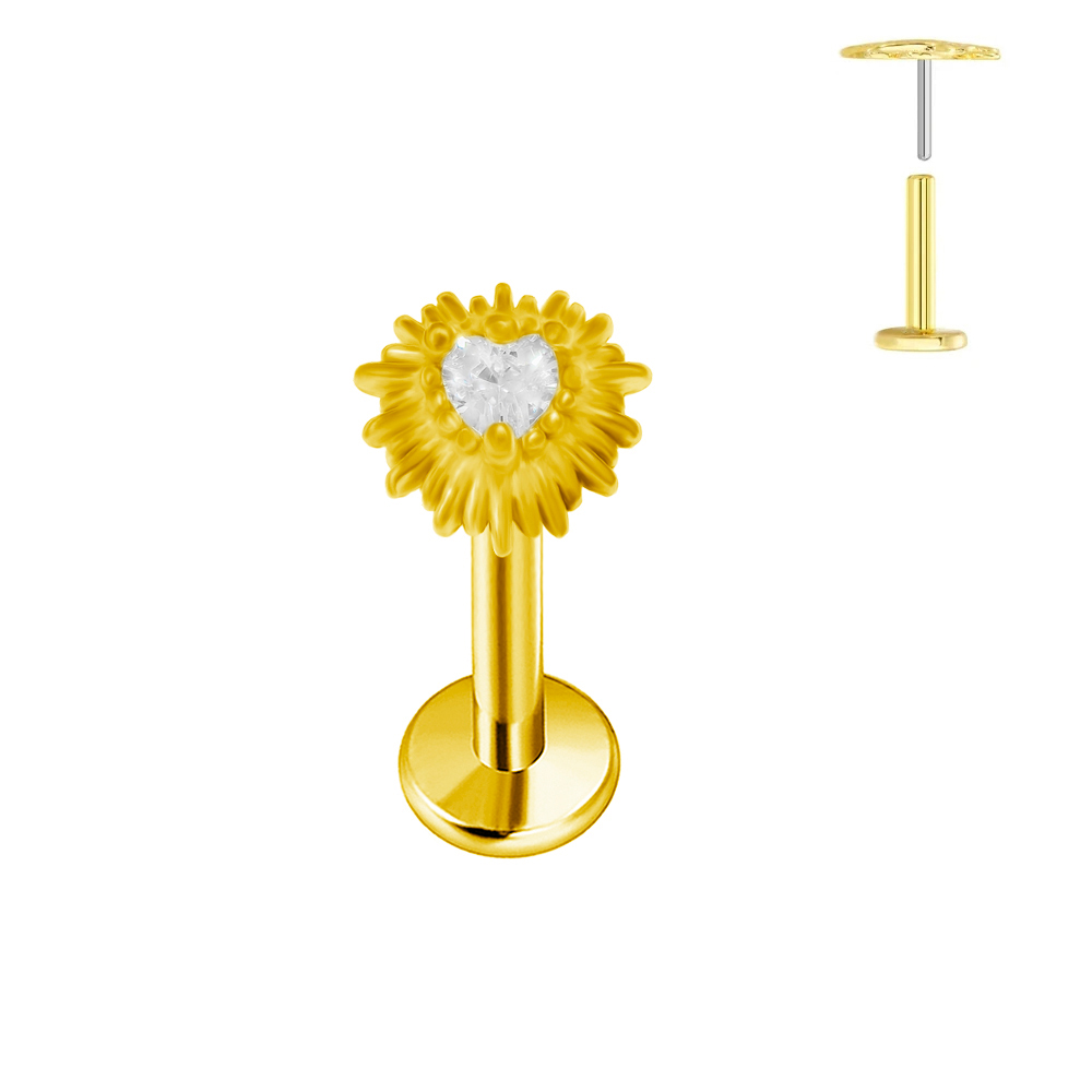 ASTM F136 G23 Titanium Berbent - Body Jewelry Labret ulasan dan harga